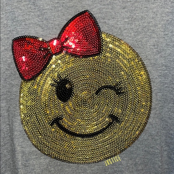Justice Sequin Emoji Hoodie - Picture 2 of 4